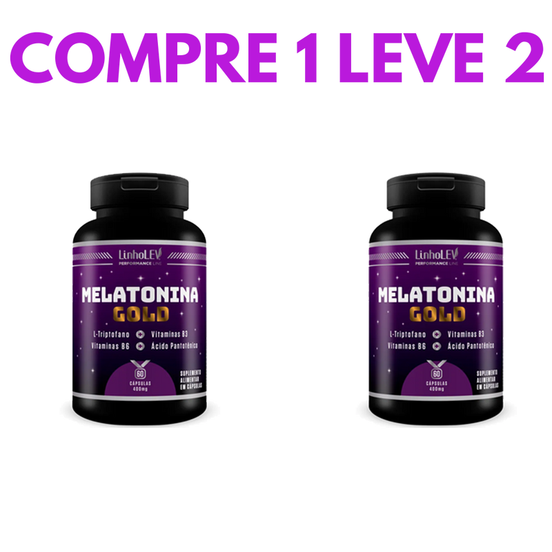 Melatonina Gold: O Segredo para Noites Tranquilas e Revigorantes
