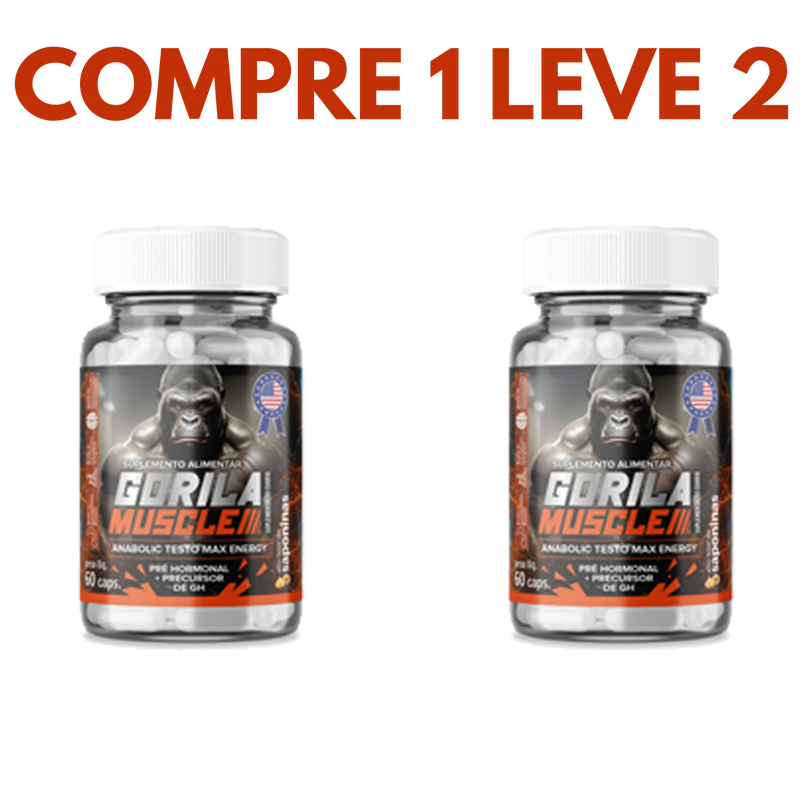 Gorilla Muscle: Força, Energia e Testosterona em Níveis Máximos!