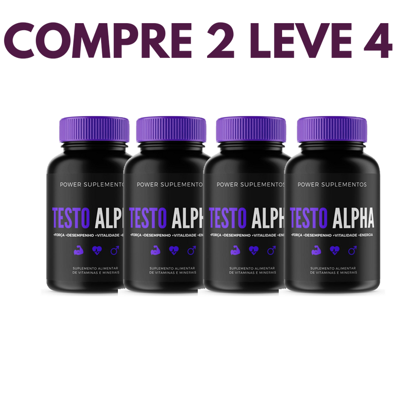 Testo Alpha: Suplemento Masculino para Potencializar a Absorção e o Desempenho Hormonal