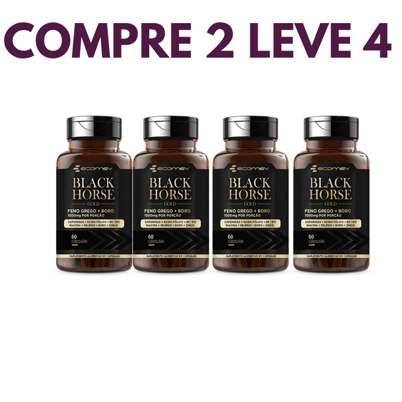 Black Horse: O Suporte Completo para Energia, Desempenho Físico e Bem-Estar