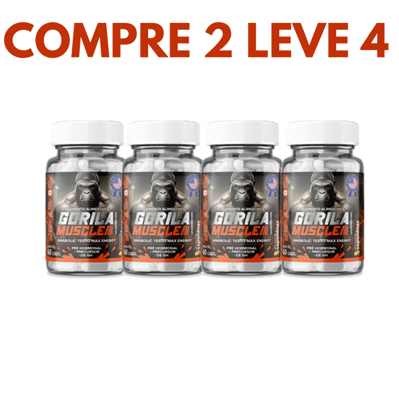 Gorilla Muscle: Força, Energia e Testosterona em Níveis Máximos!