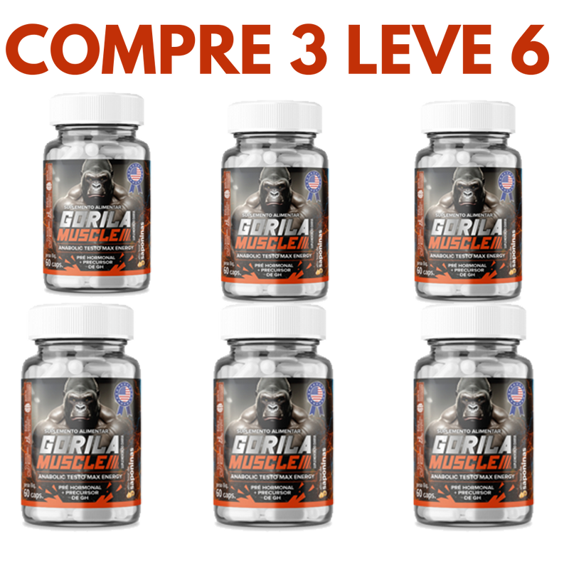 Gorilla Muscle: Força, Energia e Testosterona em Níveis Máximos!