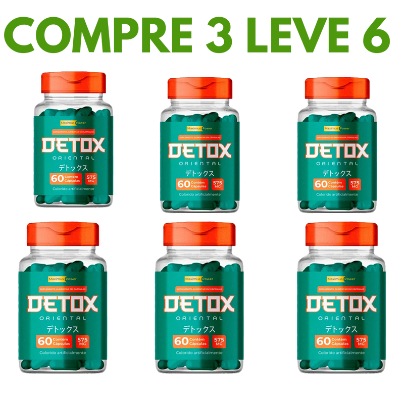 Detox Oriental: Desincha, Seca e Transforma naturalmente