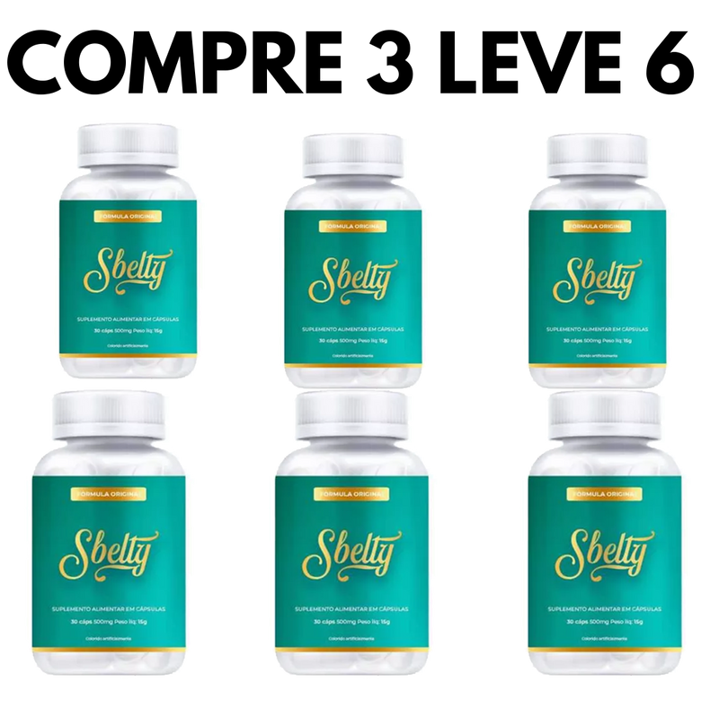 Sbelty: O Aliado Natural no Emagrecimento e Controle de Peso (30 Cápsulas)