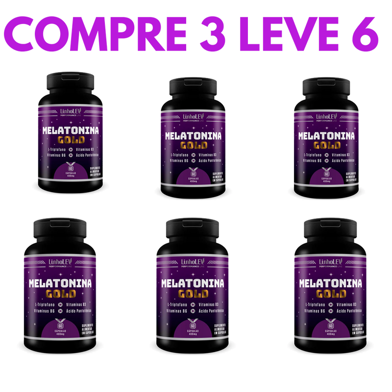 Melatonina Gold: O Segredo para Noites Tranquilas e Revigorantes