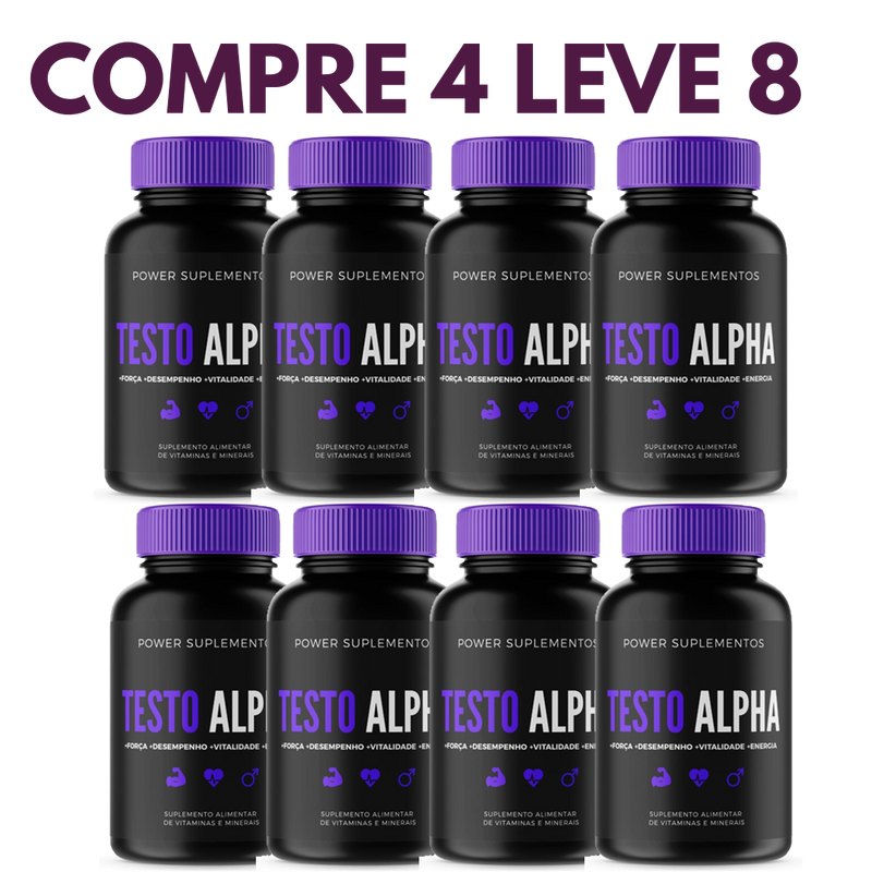 Testo Alpha: Suplemento Masculino para Potencializar a Absorção e o Desempenho Hormonal