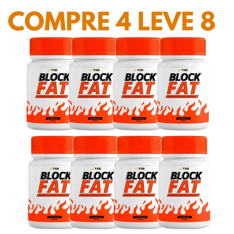 Block Fat:  Gorduras Reduzidas e Controle Do seu Apetite