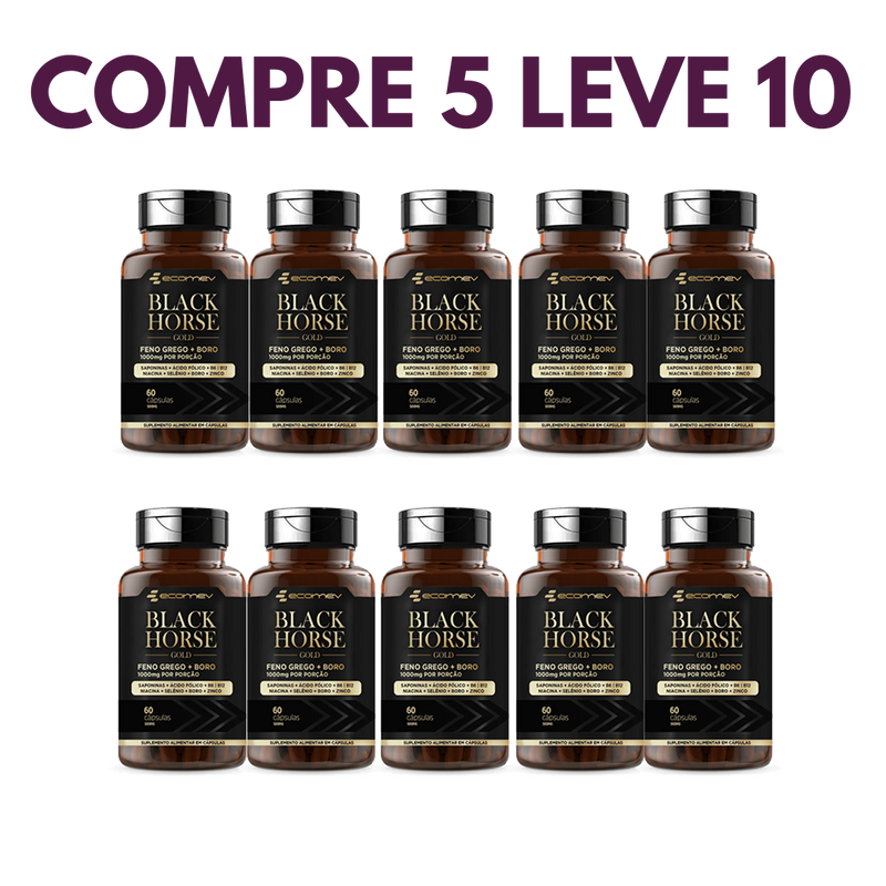 Black Horse: O Suporte Completo para Energia, Desempenho Físico e Bem-Estar