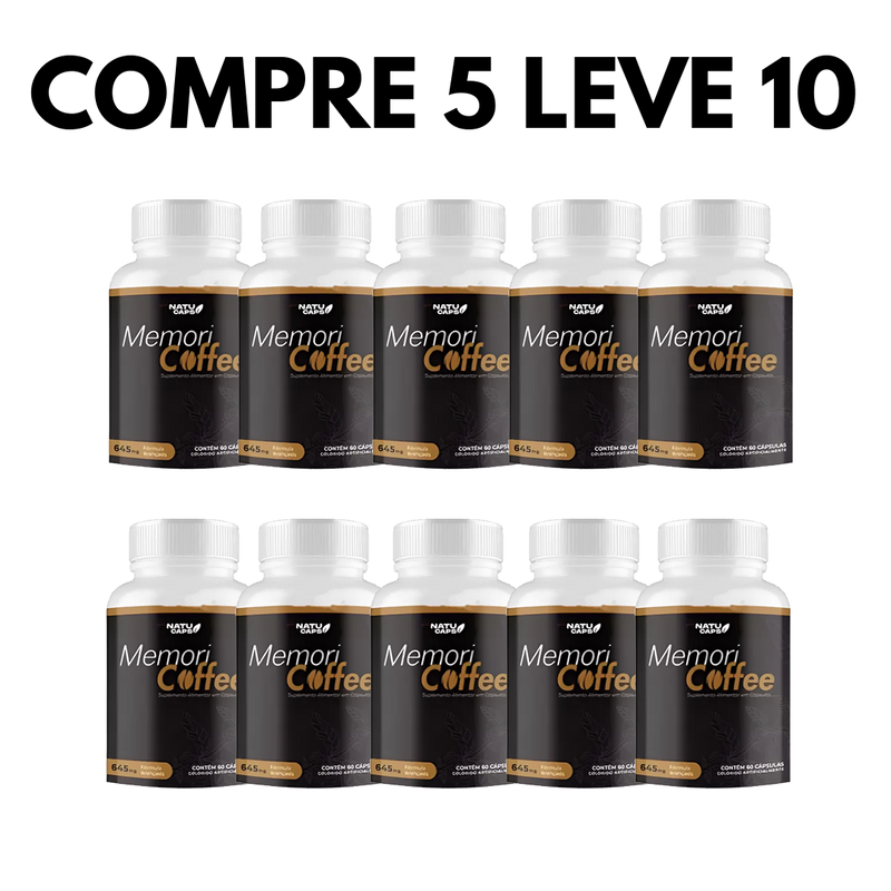 Memori Coffee: Energia, Foco e Memória de Forma Nutural