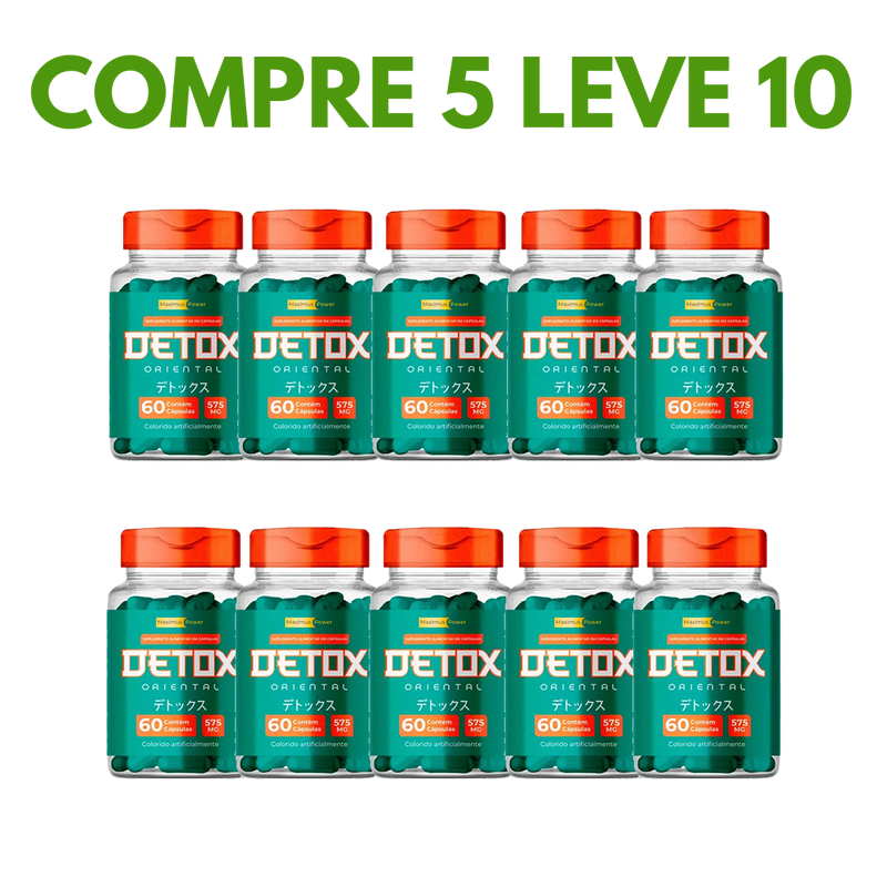 Detox Oriental: Desincha, Seca e Transforma naturalmente
