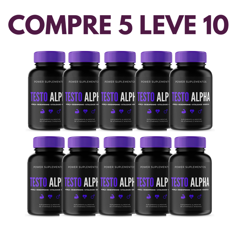 Testo Alpha: Suplemento Masculino para Potencializar a Absorção e o Desempenho Hormonal