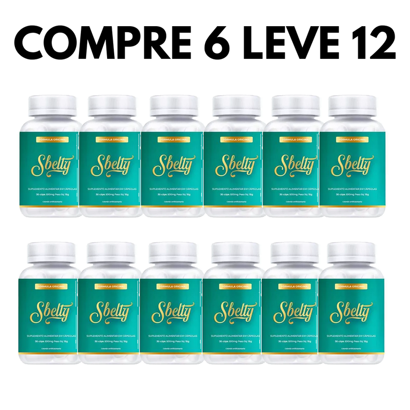 Sbelty: O Aliado Natural no Emagrecimento e Controle de Peso (30 Cápsulas)