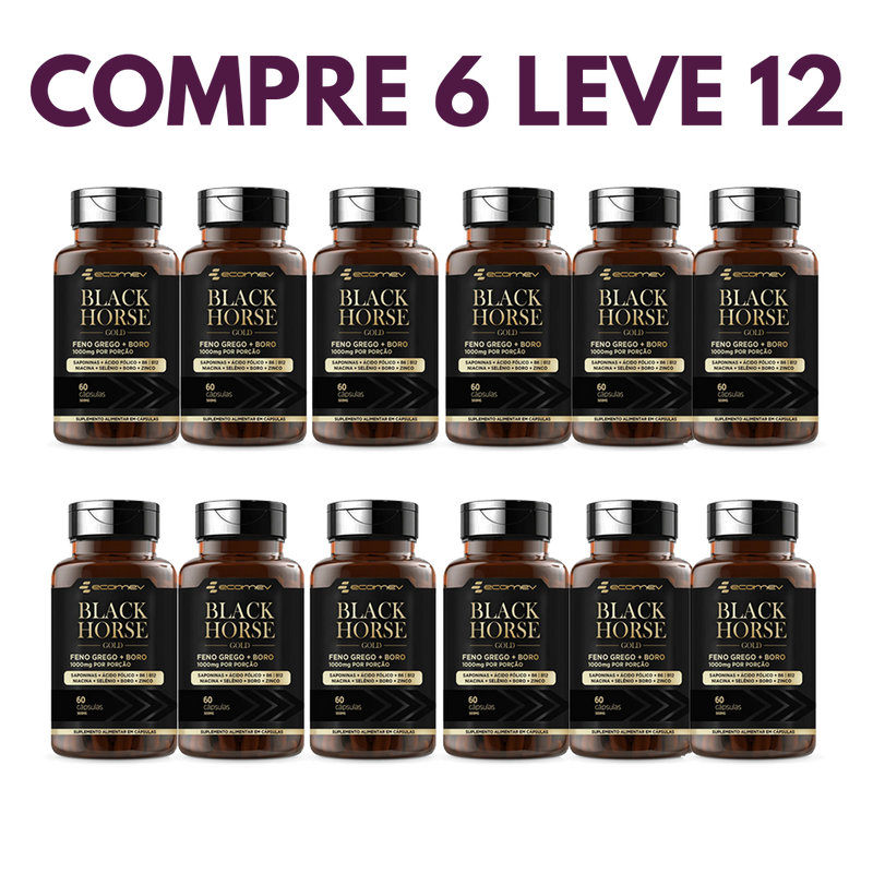 Black Horse: O Suporte Completo para Energia, Desempenho Físico e Bem-Estar