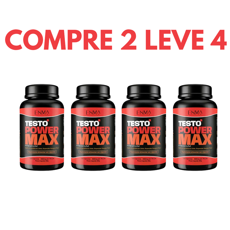 Testo Power Max: Energia e Vitalidade em Alta