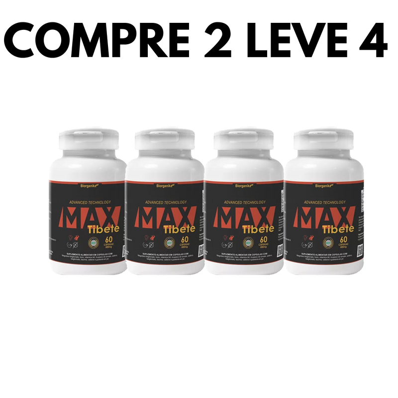 Max Tibete: Equilíbrio Físico e Mental em Cápsulas