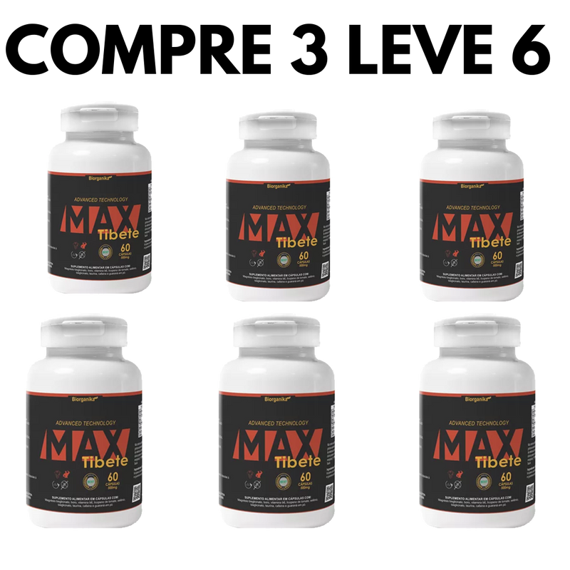 Max Tibete: Equilíbrio Físico e Mental em Cápsulas