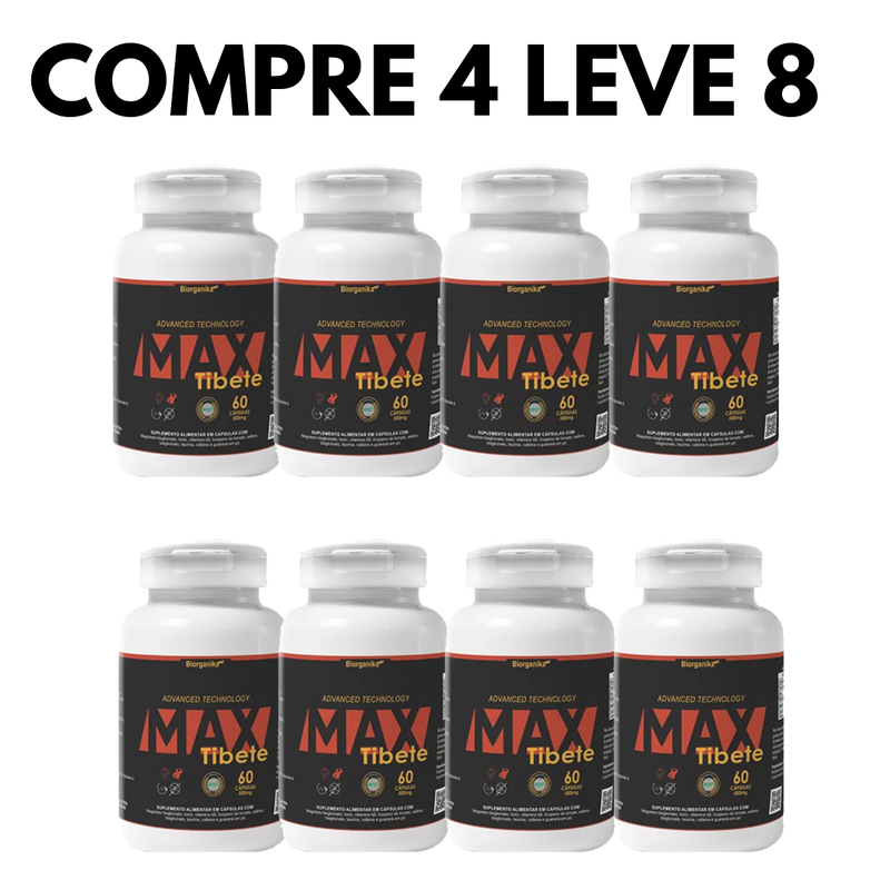 Max Tibete: Equilíbrio Físico e Mental em Cápsulas